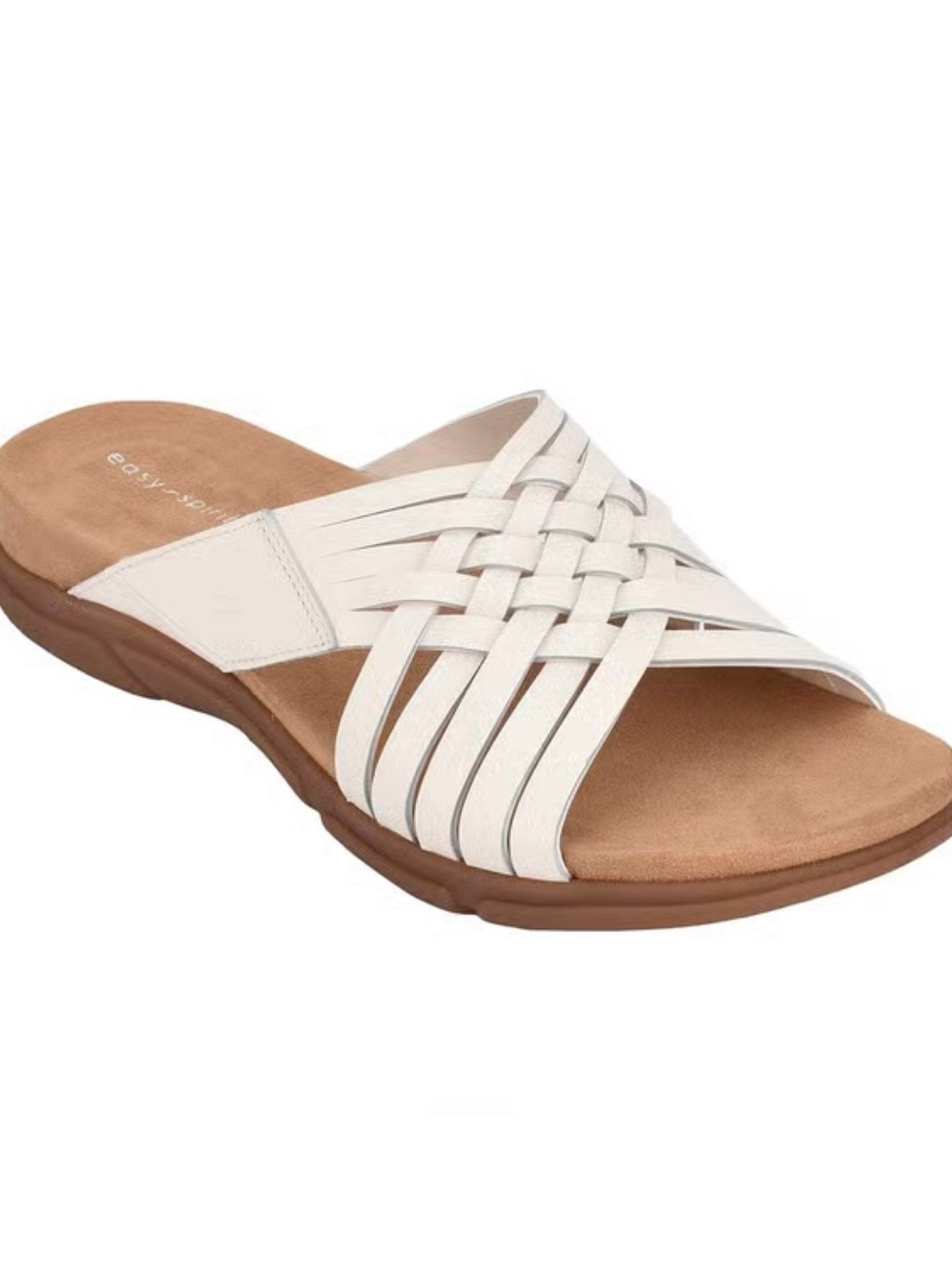 Easy Spirit Women's Meadow Slip-On Sandals in Cream